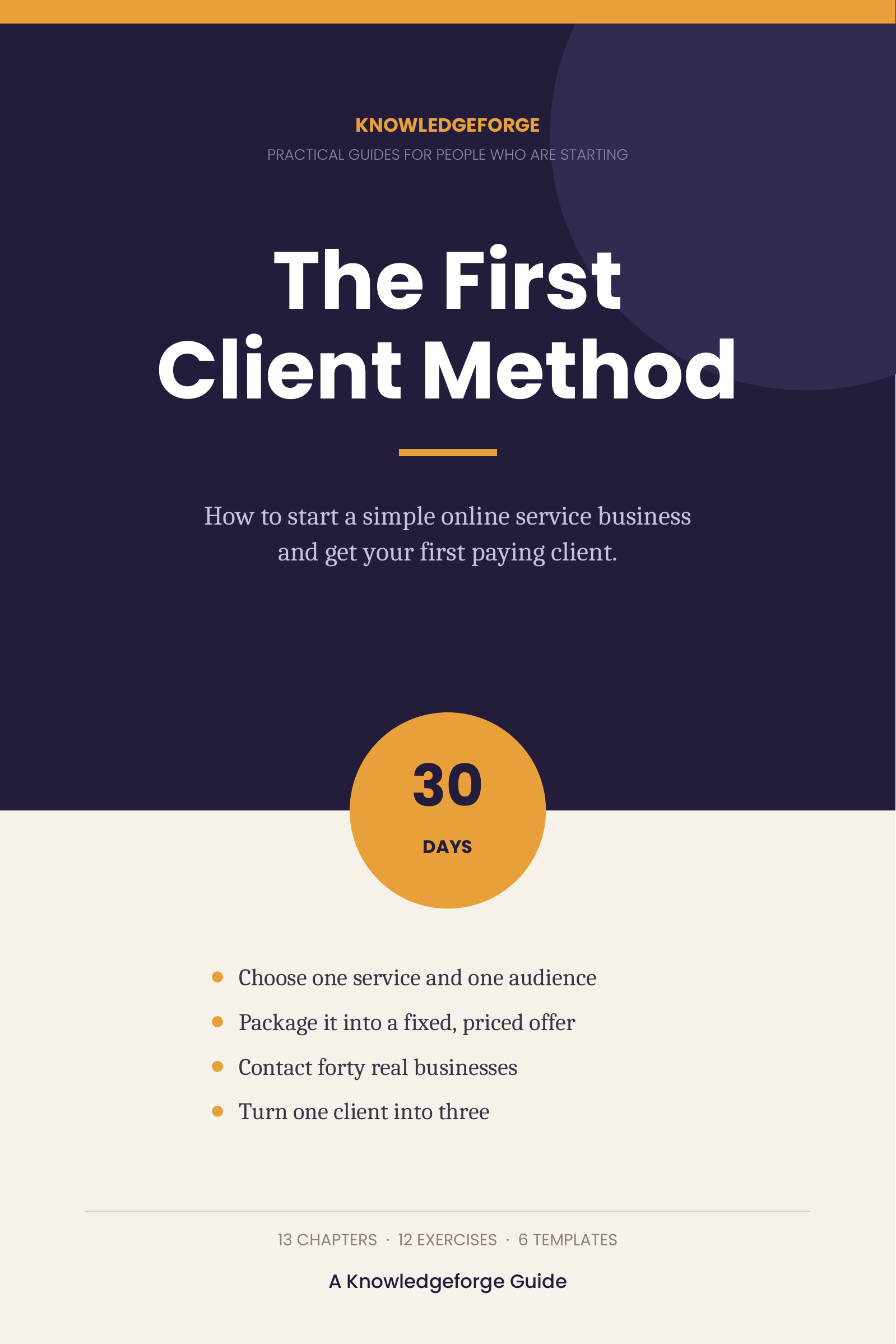The First Client Method